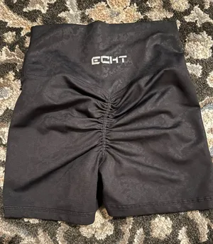 ECHT Scrunch Butt Black Shorts XS thumbnail 1