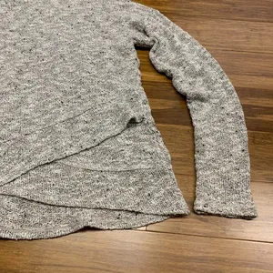American Eagle‎ Mock Neck Sweater Knit Pullover Cross Front Beige Womens Small thumbnail 3
