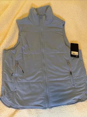 90 Degree By Reflex Soft Blue Quilted Puffer Vest thumbnail 8