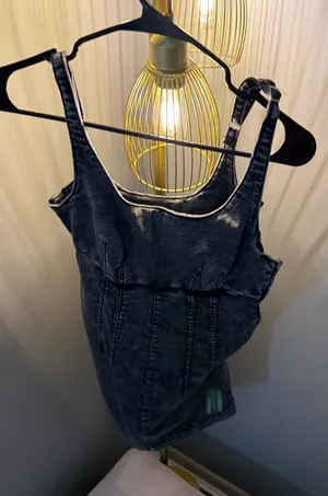 No Boundaries Jean dress thumbnail 1