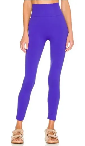 NEW WeWoreWhat Women Medium Blue Sapphire Seamless Athletic Leggings v6x thumbnail 1