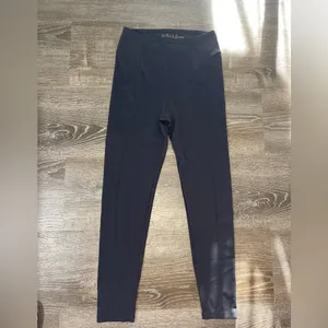 For Love & Lemons‎ Black Peyton Ribbed Leggings 24” Size M thumbnail 3