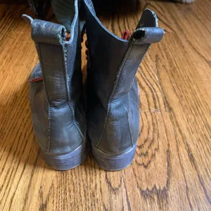 Etsy Vintage Leather Lace up Combat Style Boots Size Women's US 6 thumbnail 5