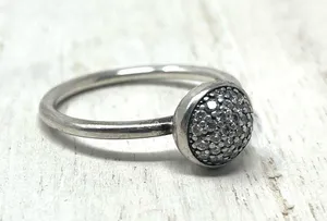 Pandora cluster dome ring, sterling silver, size 56 or 7.5 thumbnail 4