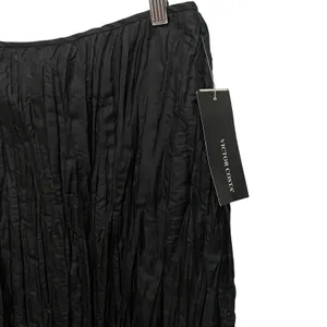 Victor Costa Black Maxi Women Skirt Medium Grunge Witchy Witchycore Fairy Whimsy thumbnail 2