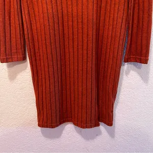 NWOT. Elegant Long Sleeve Rust Dress​‎ thumbnail 6