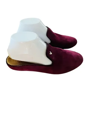 Vionic Women Carnegie Mules Loafers Purple Suede comfort insole slide Size 7 thumbnail 4