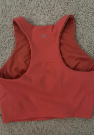 Coral Lululemon Tank Racerback Orange Athletic 12 thumbnail 2