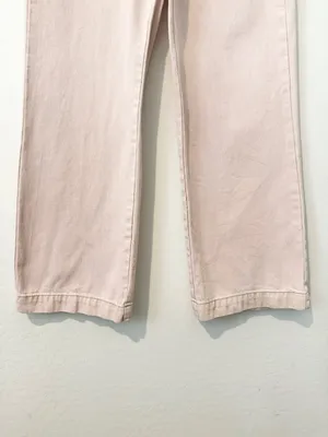Rollas Sailor Jean Size 24 Pink High Waisted Wide Leg Patch Pocket Pants Retro‎ thumbnail 5