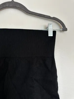 Target Colsie Black Ribbed Biker Shorts thumbnail 4