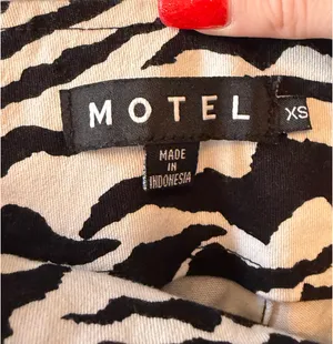 Motel Zebra Print Skirt thumbnail 2