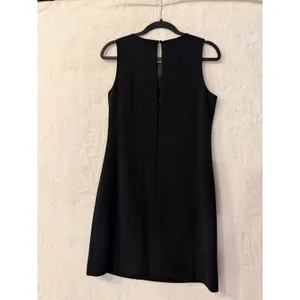 White House Black Market Dress Womens 4 Black Pearl Crystal Embellished Shift thumbnail 8