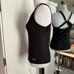 Fila Medium Black Tank Top thumbnail 2