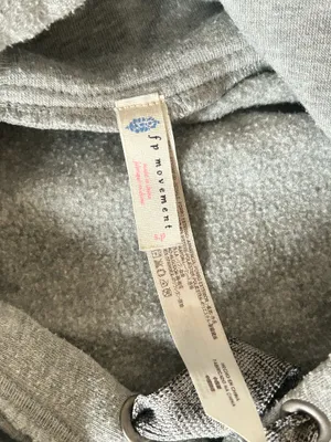 Free People Size Small Medium Inhale Exhale Hoodie Sweatshirt thumbnail 6