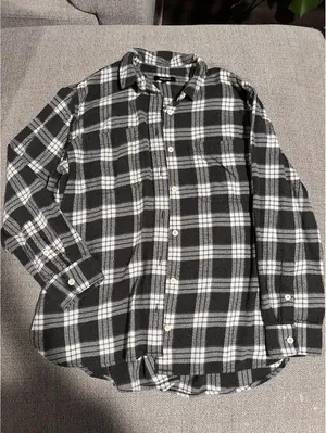 Madewell Swingy Oversized Ex - bf Flannel thumbnail 1
