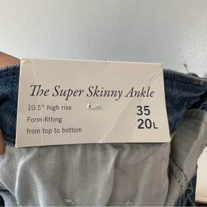 Abercrombie & Fitch NWT Women’s Super‎ Skinny Ankle High Rise Jeans Size 20 Long thumbnail 8