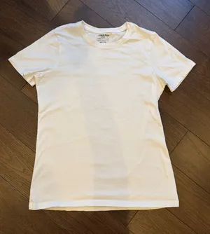 Forms & Folds Women’s White Crewneck T-Shirt in Size Medium - C27-156 thumbnail 1