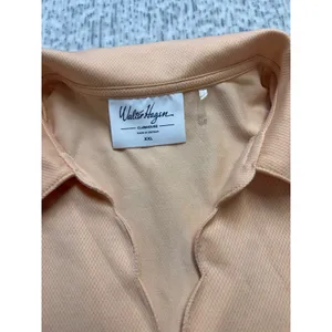 Walter Hagen‎ Clubhouse Women XXL Polo Shirt Peach Apricot Golf Top NWOT thumbnail 2
