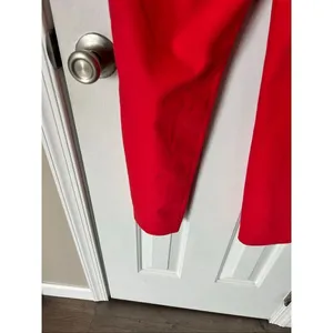 Express red pants editors size 2R office wear thumbnail 5
