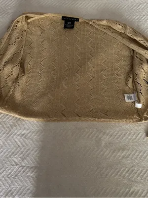 NWT Apostrophe knit cropped sweater size small thumbnail 3