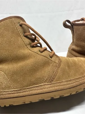 UGG Neumel Hi lace up Winter boots Sz: M8 W9.5 chestnut suede shearling lining. thumbnail 5
