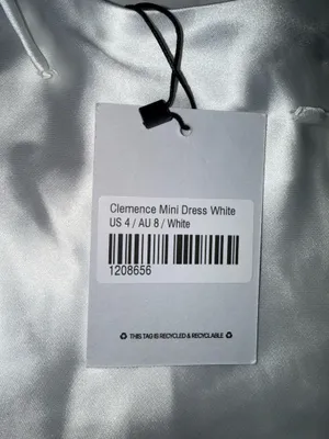 NWT Princess Polly white satin mini dress thumbnail 7