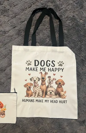 & Other Stories Women’s Extra Large Canvas Tote Bag and Mini Bag thumbnail 1