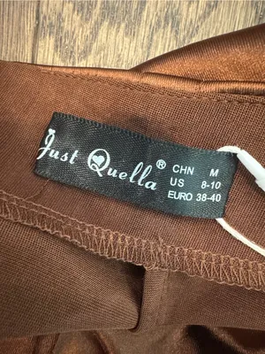 Just Quella Brown Satin Cutout Bodycon Dress thumbnail 5