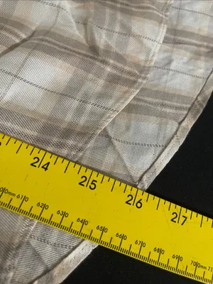 LC Lauren Conrad Beige Plaid Scoop-Neck Tunic thumbnail 7