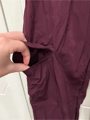 NWT Halara Red Cargo Pants thumbnail 3
