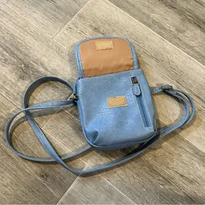 MultiSac Mini Micro Everest Crossbody Bag Light Blue Minimalist Travel thumbnail 3