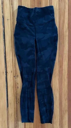 Lululemon Base Pace High-Rise Running Tight 25" in Heritage 365 Camo Deep Coal M thumbnail 1