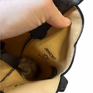 🤠✨ J.B. Dillon‎ Black Leather Western Cowgirl Boots Women’s 11B ✨🤠 thumbnail 6