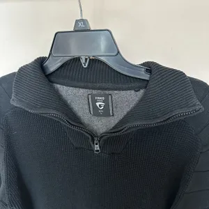 Fried Sweatshirt Womens Lg 1/4 Zip Pullover Black Athleisure Gorpcore Urban thumbnail 6