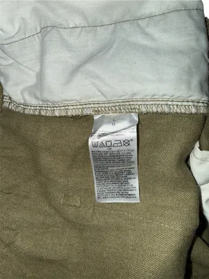 Old Navy Women’s Olive Green Linen Pants size large NWT thumbnail 7