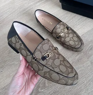 Coach Haley Signature Jacquard Loafers Khaki/Mahogany Size 7,5 thumbnail 1