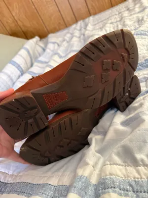 Timberland Block Heeled Leather Booties 9.5 thumbnail 5