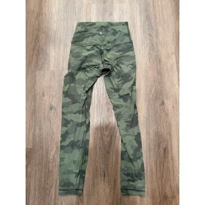 Lululemon‎ Align High-Rise Pant 28 Heritage 365 Camo Brier Sage Multi Green Sz 4 thumbnail 2