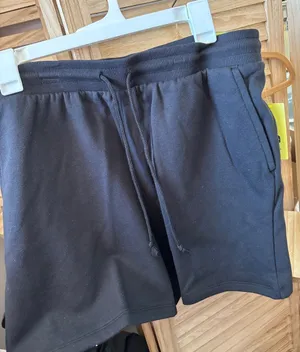 NWT All in motion Black Casual Drawstring Fleece Shorts Medium thumbnail 1