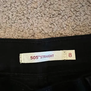 Levi’s black 505 straight‎ jeans 8 thumbnail 6