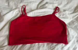 Active Basic Red cotton top thumbnail 3