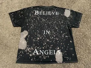 The Crow Believe In Angels Black Bleach Tee 2XL thumbnail 6