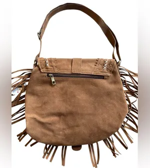Fringe Brown Shoulder Bag thumbnail 2