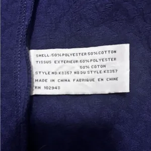 Tulle Women's Casual, Business Casual navy blue trench coat. Size‎ small thumbnail 12
