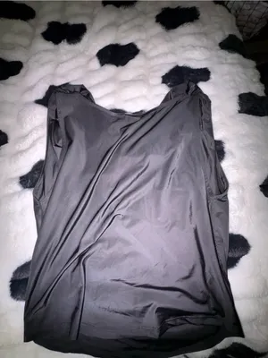 Free People Black Satin Cowl Neck Camisole thumbnail 2