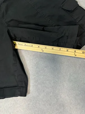 Lee Women's Black Cargo Bermuda Shorts Size 14 thumbnail 3