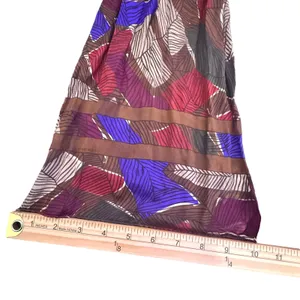 VTG Made‎ in Japan 100% Silk Scarf Ethnic Print Liz Claiborne Earthy BOHO 53" thumbnail 8