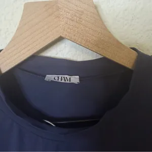 CHAM The Cher Long Sleeve Cut‎ Out Dress Navy Womens Size XS / S thumbnail 7
