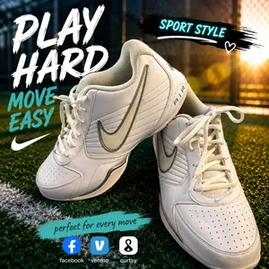 Nike Air Baseline Low Women’s Size 9 White Silver Athletic Sneakers Basketball Training Shoes thumbnail 2