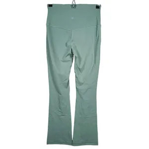 Lululemon Align High Rise Mini Flare Pants Size 6 Green Yoga Pilates Gym Lounge thumbnail 3